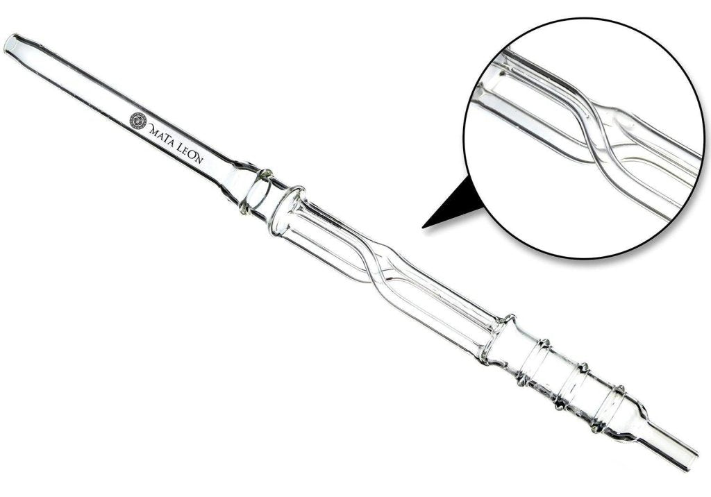 Mata Leon - Mata Leon MLZ390 Glass Mouthpiece - Helix - The Premium Way