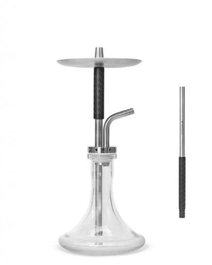 Ocean Hookah - Ocean Hookah Cane S Black Pom / Steel - The Premium Way
