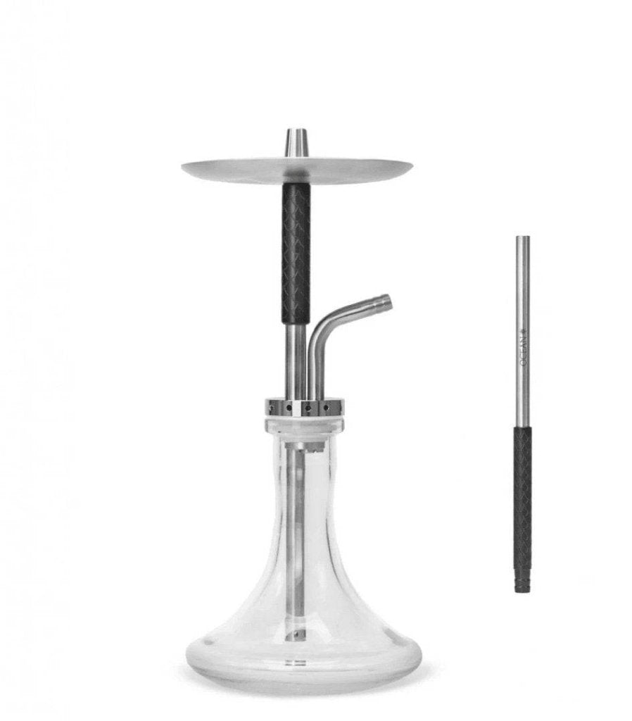 Ocean Hookah - Ocean Hookah Cane S Black Pom / Steel - The Premium Way