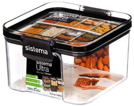 Sistema - Sistema Tritan Ultra Square Storage Container - The Premium Way
