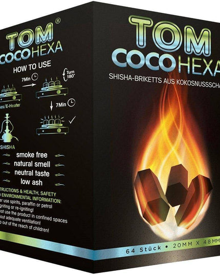 TOM - Tom Coco Hexa Coconut Charcoal - The Premium Way