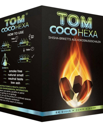 TOM - Tom Coco Hexa Coconut Charcoal - The Premium Way
