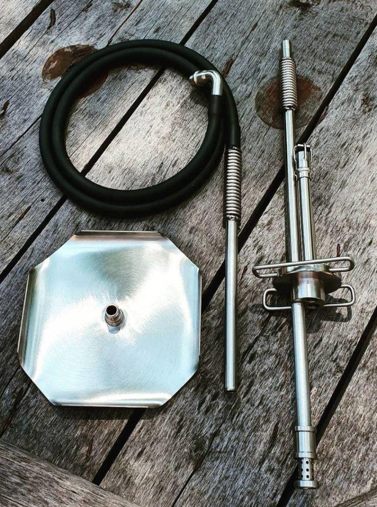 VZ Hookah - VZ Hookah - Stainless Steel Big - The Premium Way