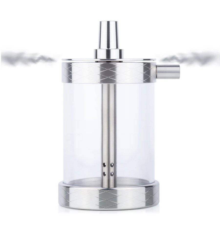 WD Hookah - WD Hookah - K1 Compact Stainless Steel Travel Shisha - The Premium Way